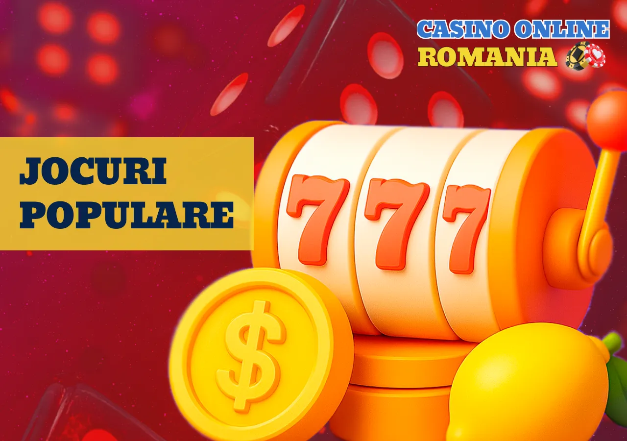 Cele mai populare jocuri oferite: sloturi, ruletă, blackjack și secțiuni live pentru jucătorii români.